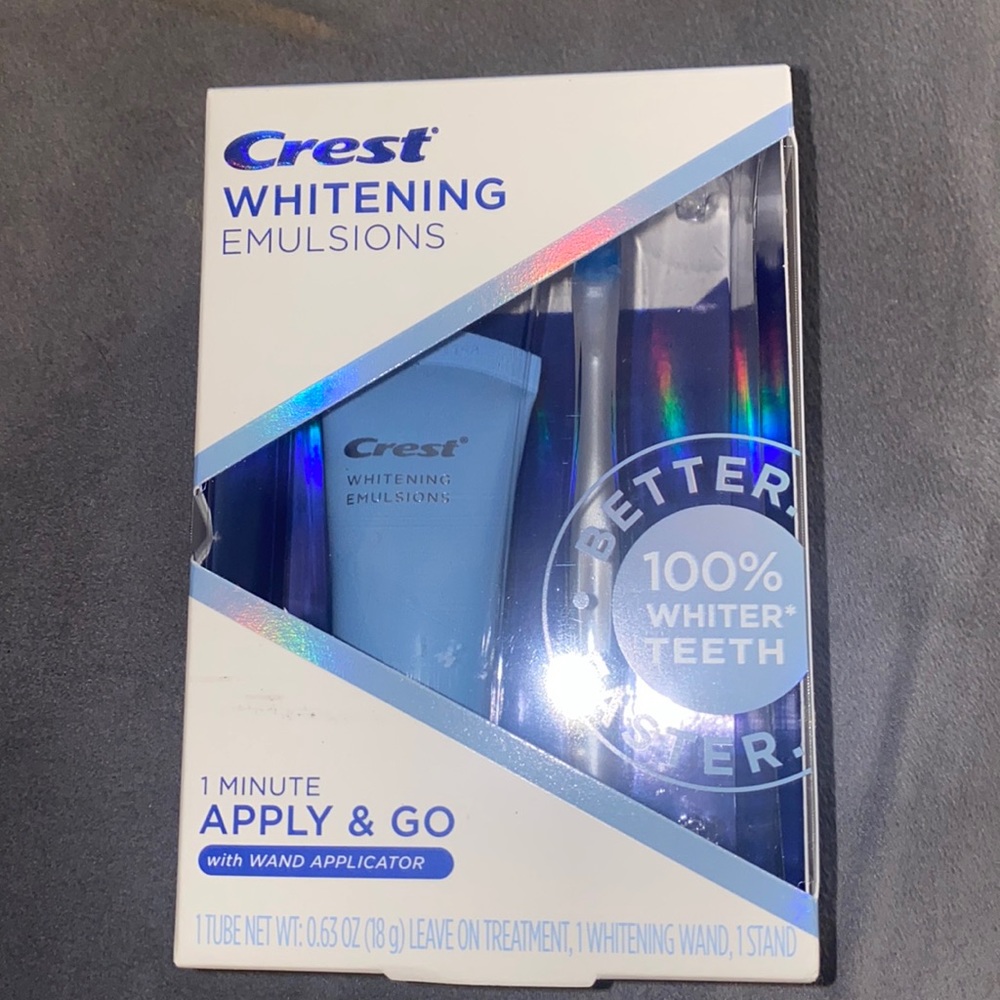 Crest Whitening Emulsions Never used